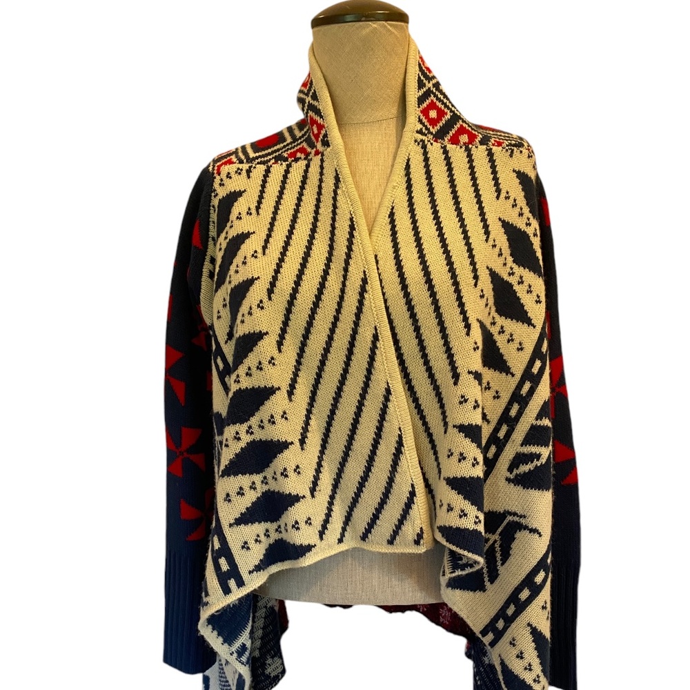 Haute Society Aztec, Boho Cardigan Sweater